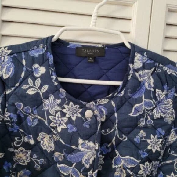 Talbots Quilted Flora Jacket - Picture 3 of 5
